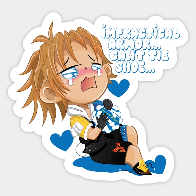 Impractical Armor Sticker by SynderellaCharms